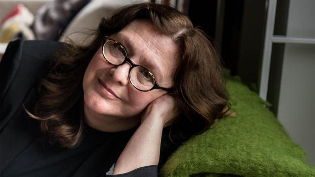 Rosa León, en su casa.