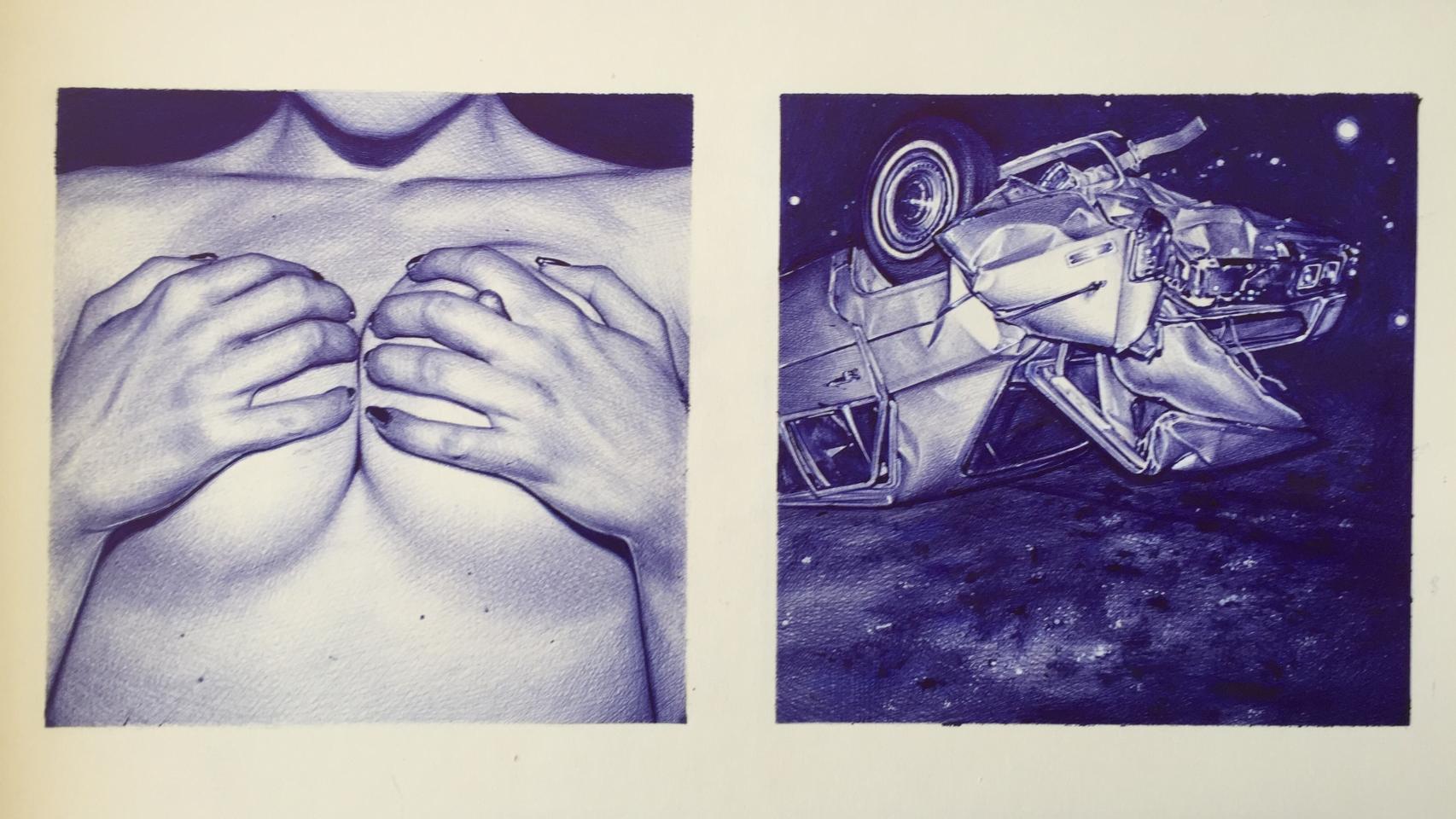 La exposición evoluciona del sexo a la violencia.