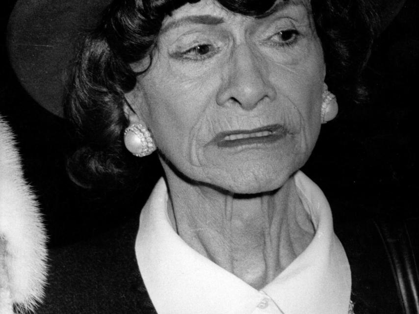 La creadora Coco Chanel en sus últimos años