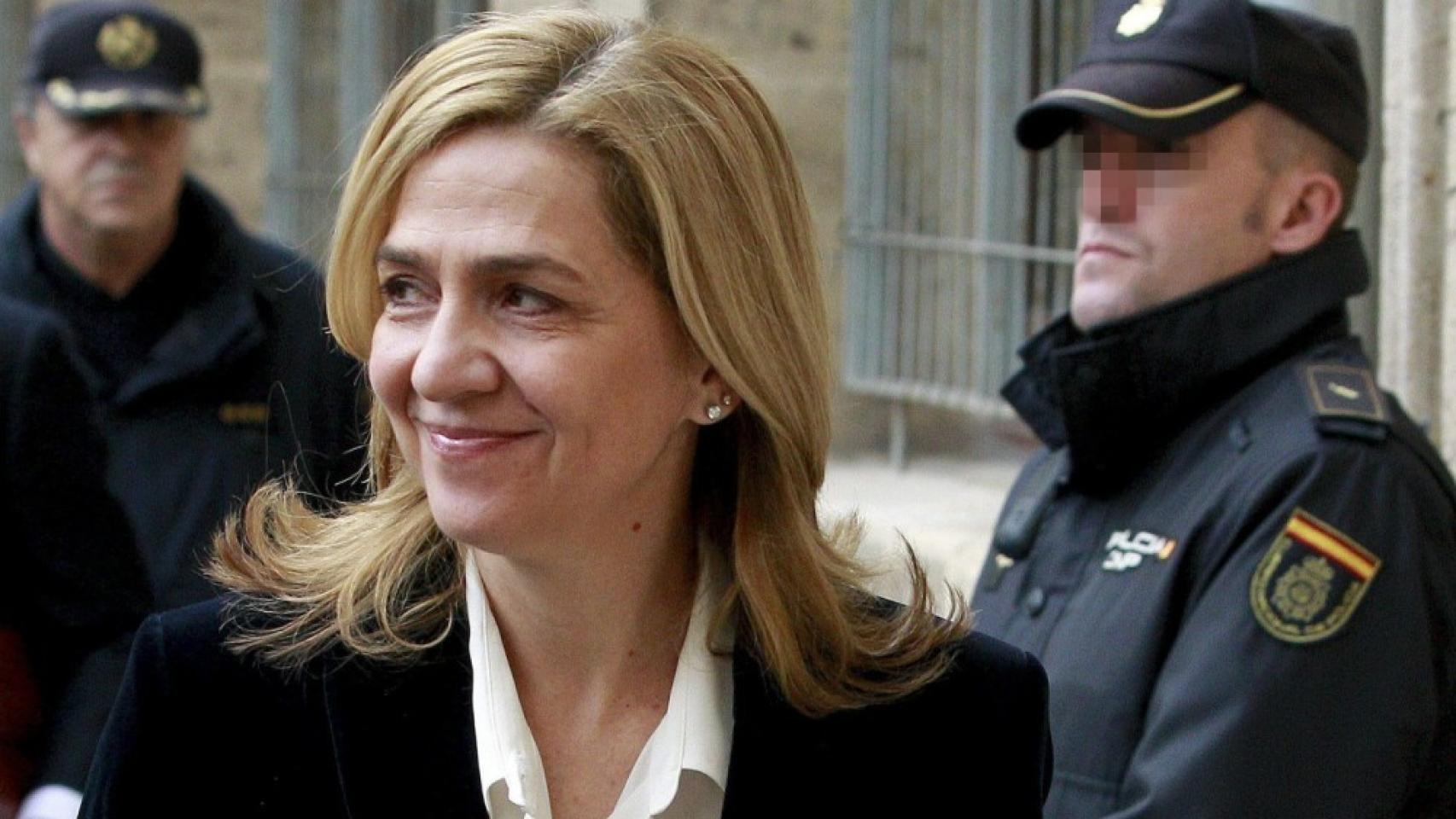 La infanta Cristina en febrero de 2014.