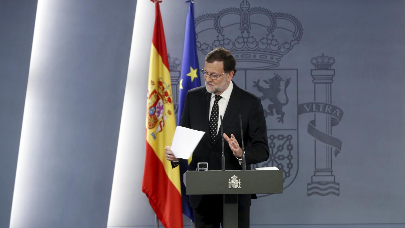 El presidente del Gobierno en funciones, Mariano Rajoy.