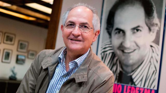 Antonio Ledezma, exalcalde de Caracas.