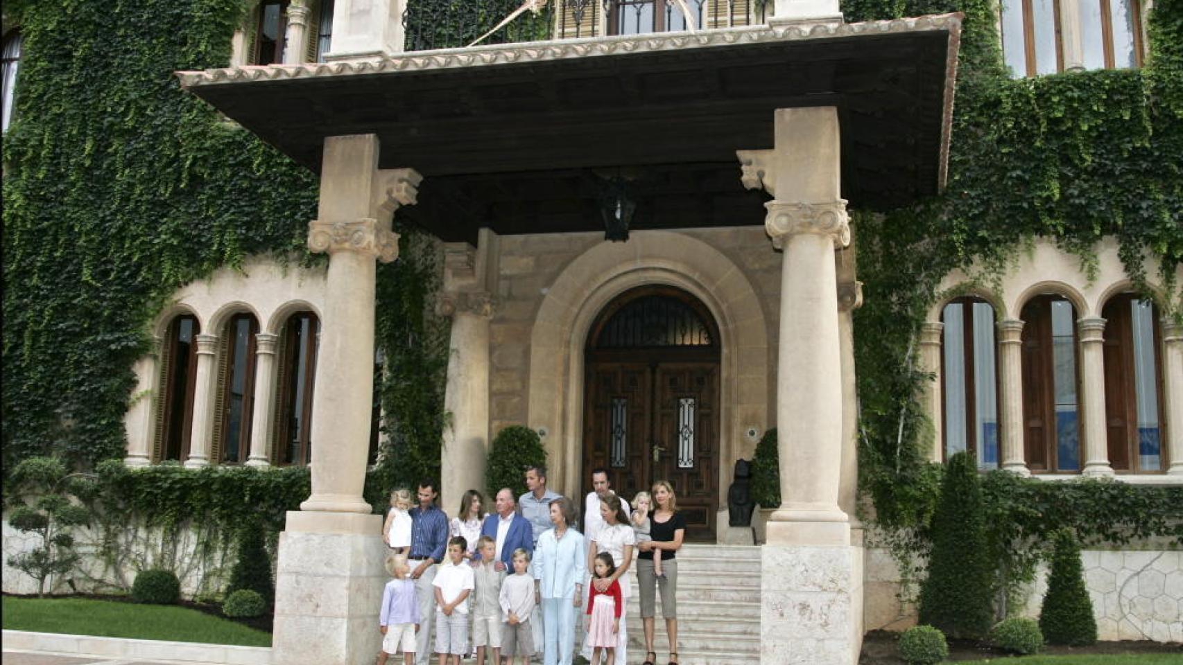 Una de las últimas imágenes de Doña Cristina en Marivent