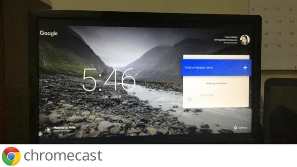 Haz vídeollamadas desde tu televisor con Chromecast