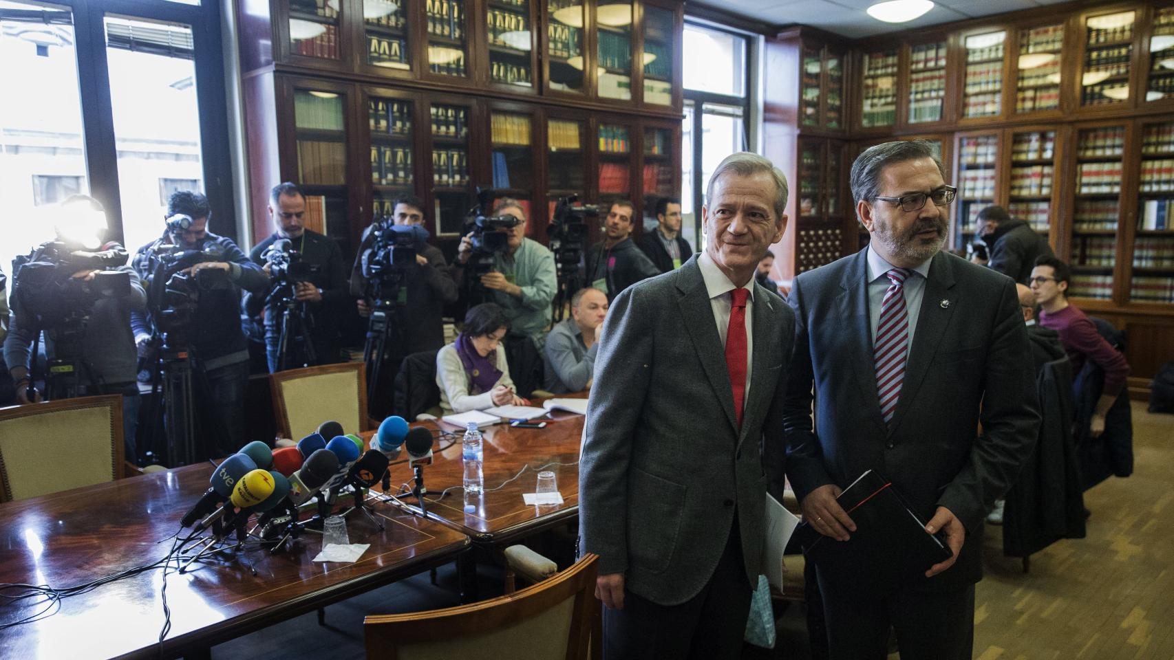 Los fiscales de Madrid han comparecido este lunes.