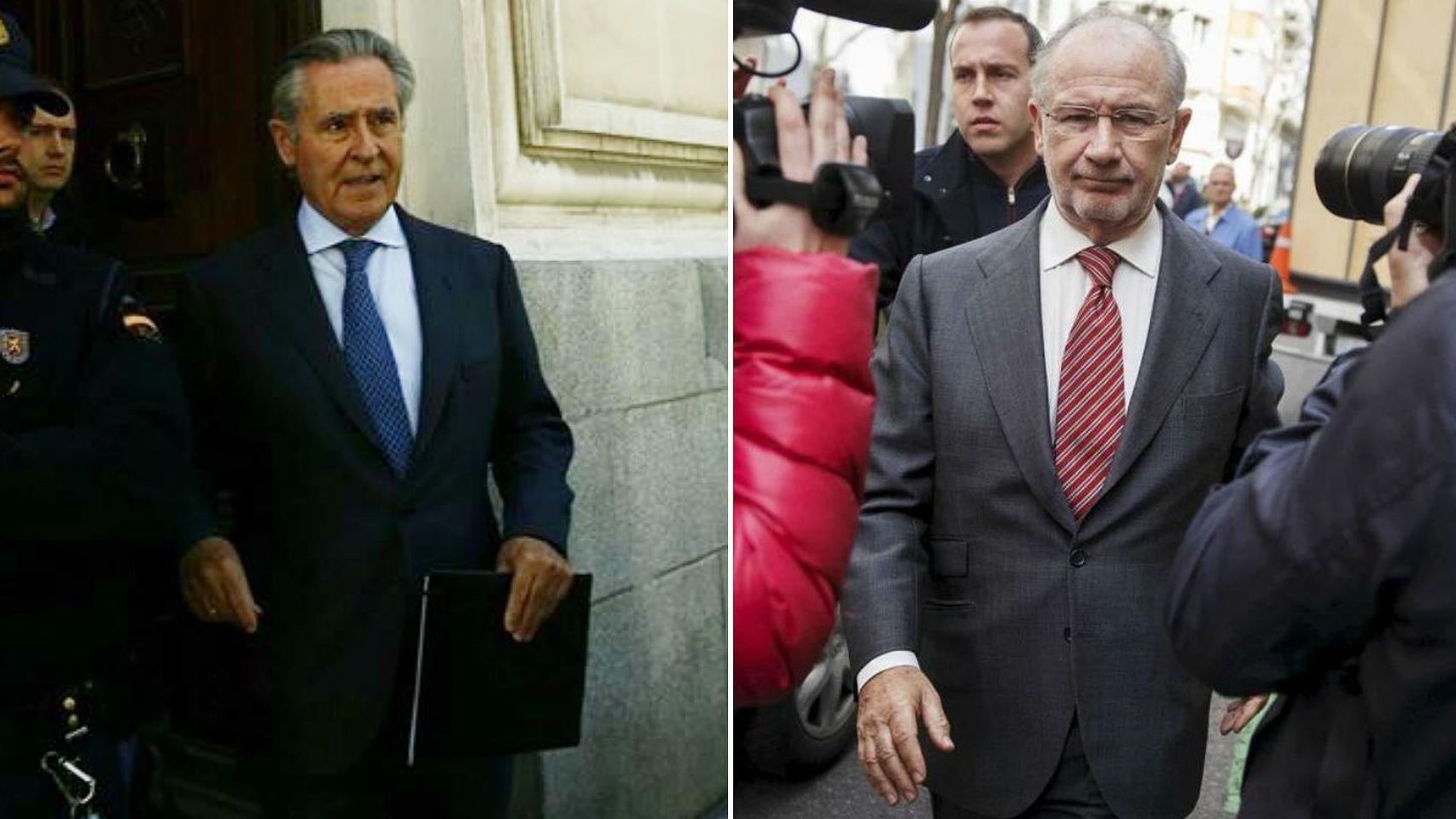 Miguel Blesa y Rodrigo Rato. / Europa Press / Efe