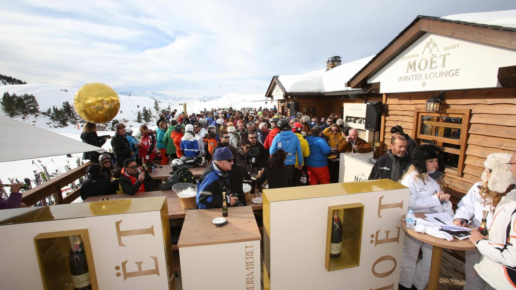 Moët Winter Lounge.