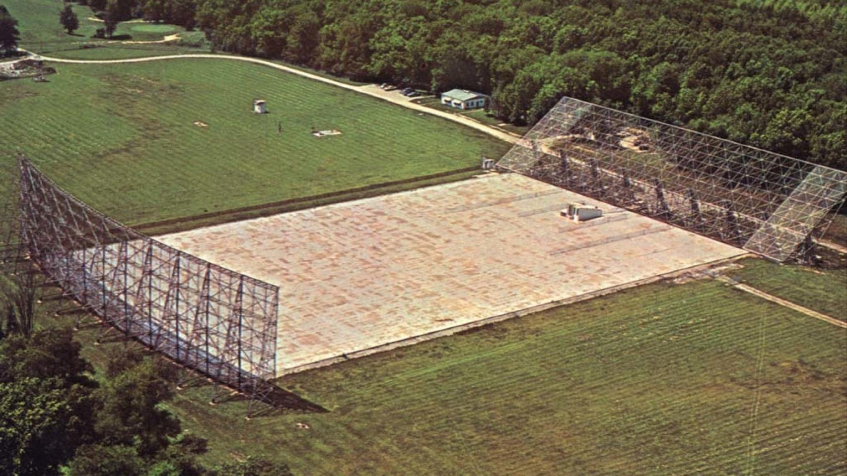 El Radio Observatorio Big Ear, en Ohio.