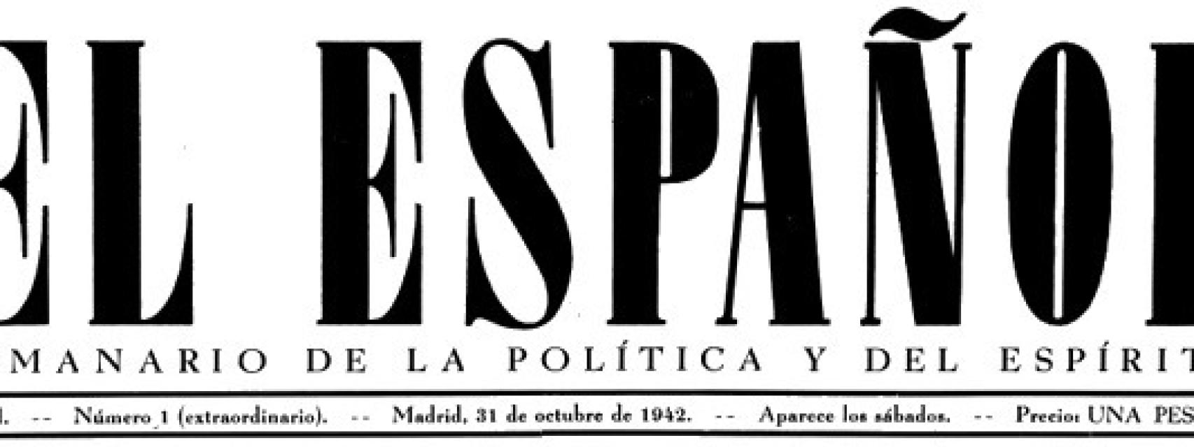 Cabecera de El Español de Aparicio.