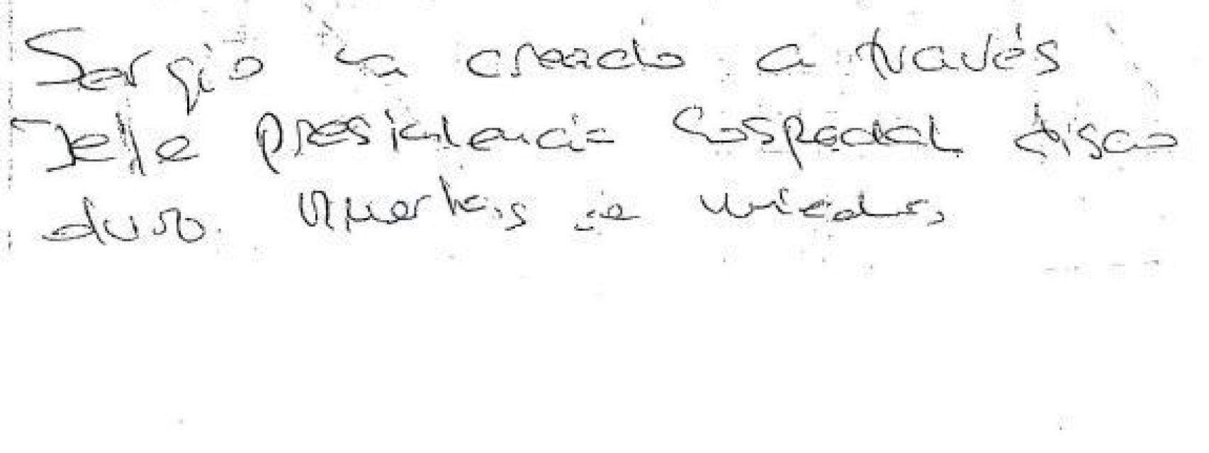 Anotaciones de los papeles de la mujer de Bárcenas.