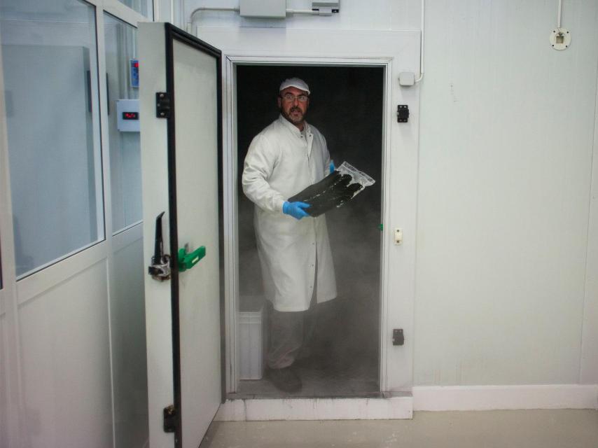 Uno de los investigadores.