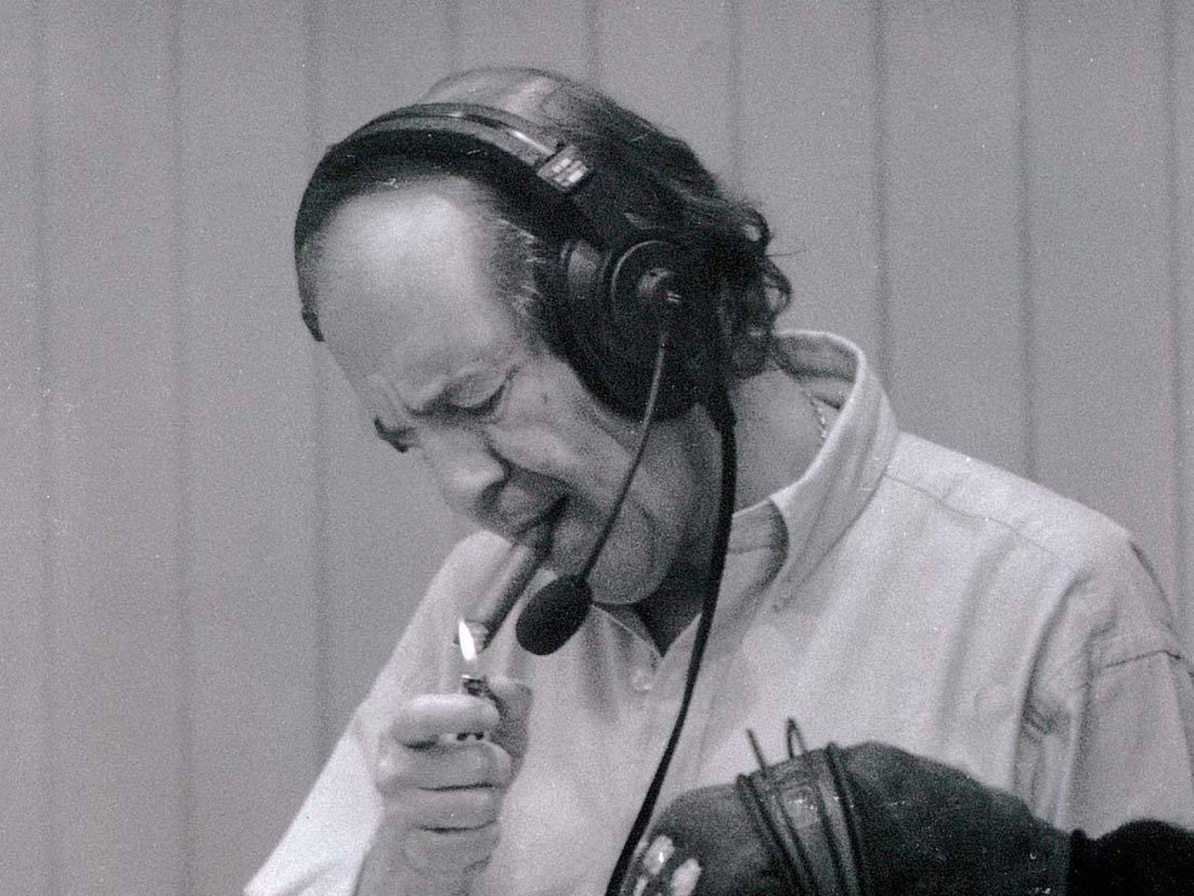 José María García en su estudio.