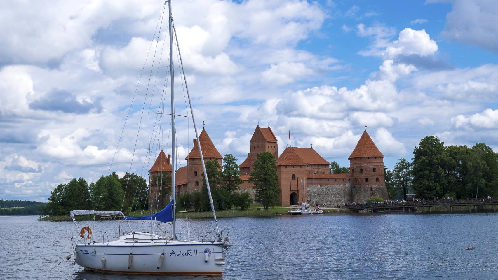 Trakai, una ciudad que parece construida sobre el agua.