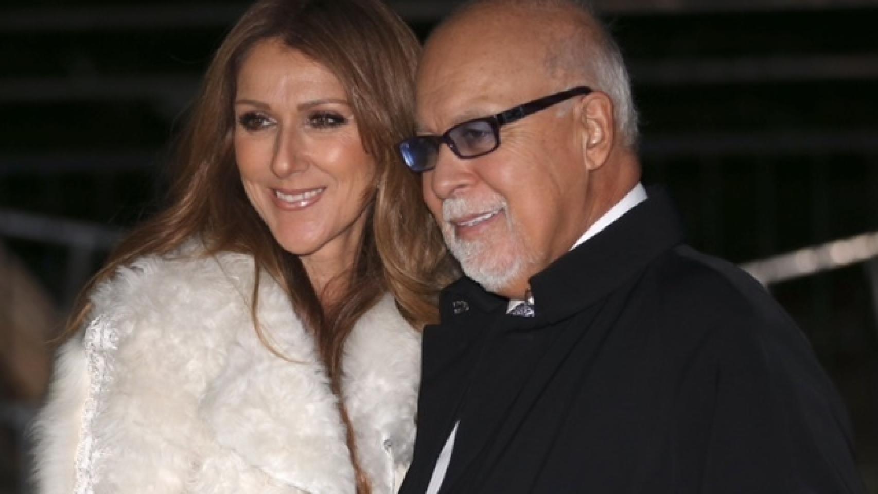 Imagen de Celine y su marido en una de sus últimas apariciones públicas.