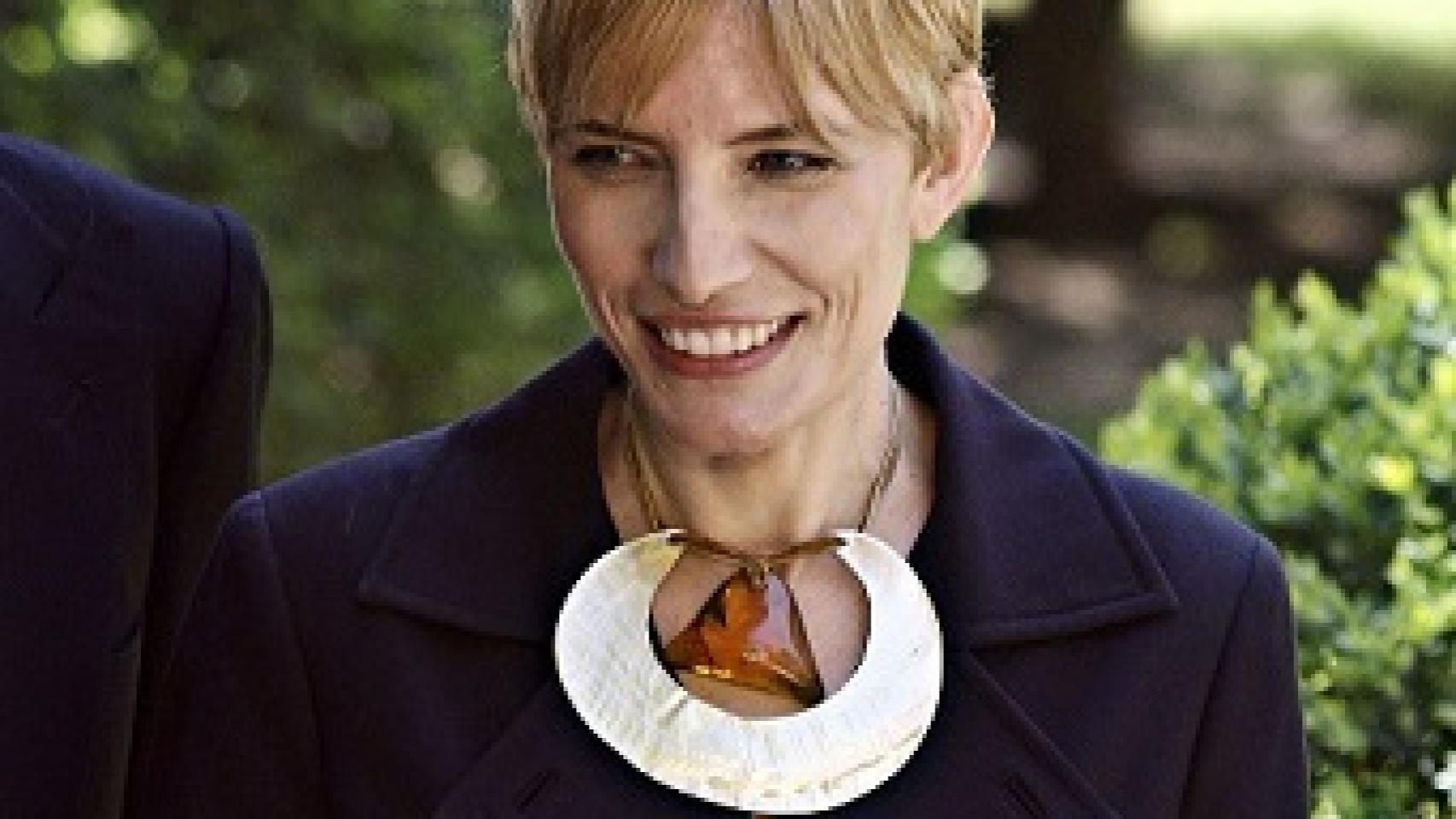 Sonsoles Espinosa, la mujer de Zapatero, con collar de Felipe González