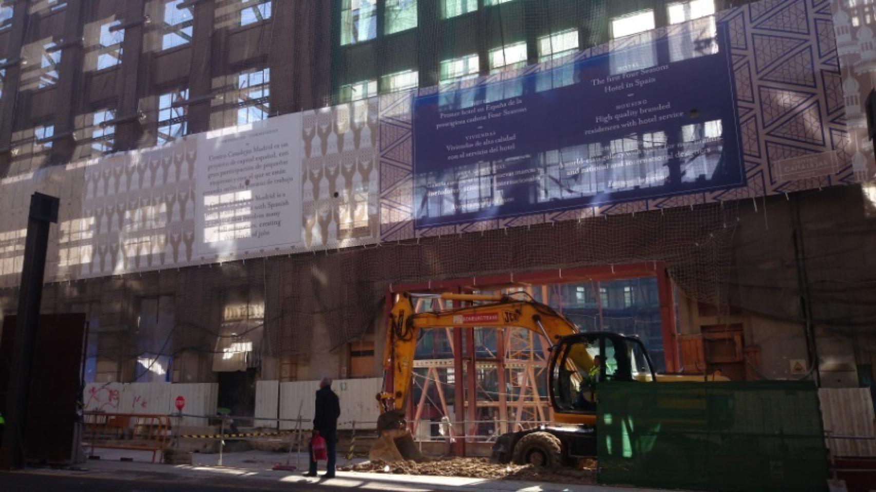 La asociación denuncia que la obra no tiene proyecto de rehabilitación.