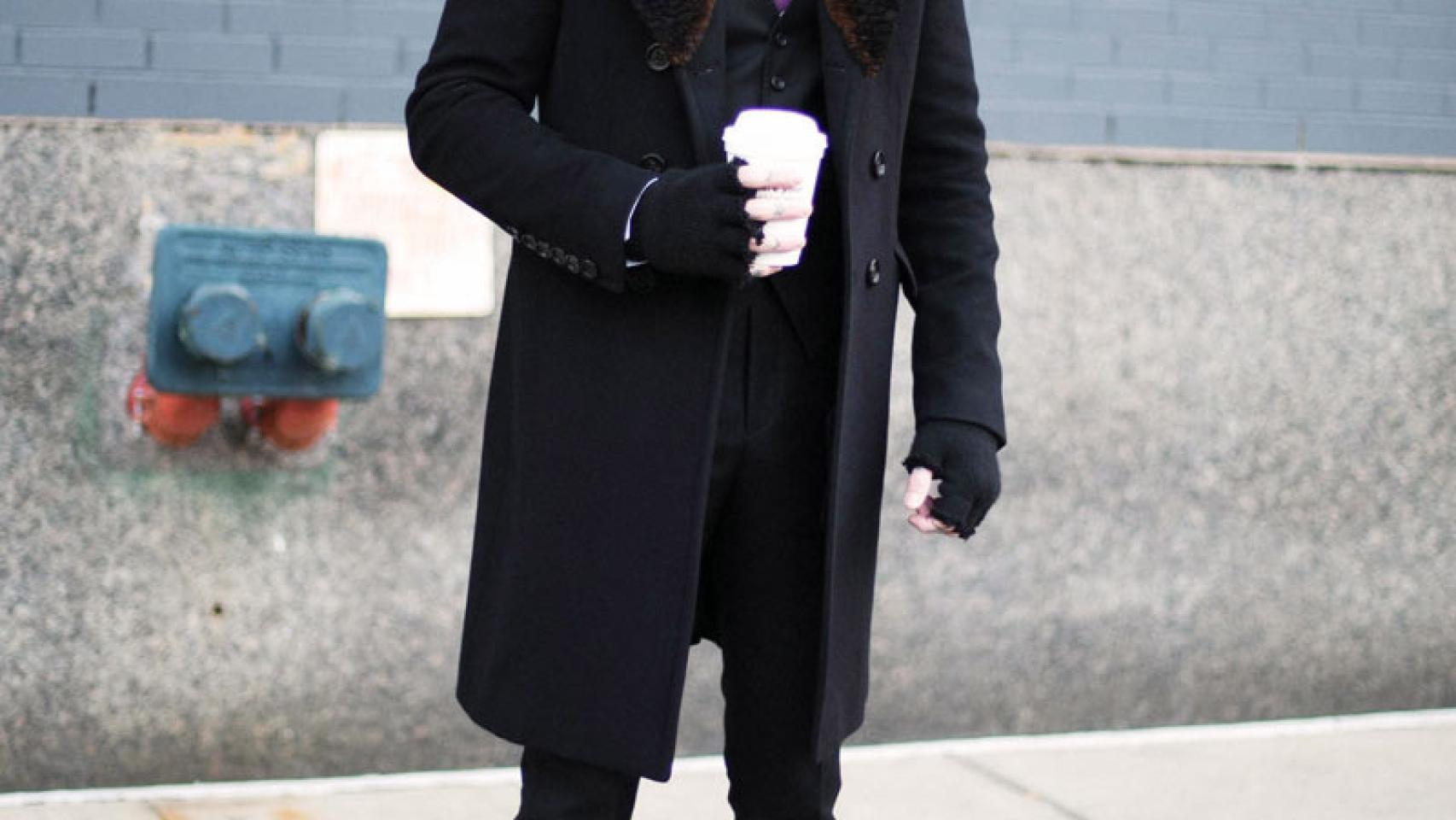 Justin O´Shea en una foto de streetwear