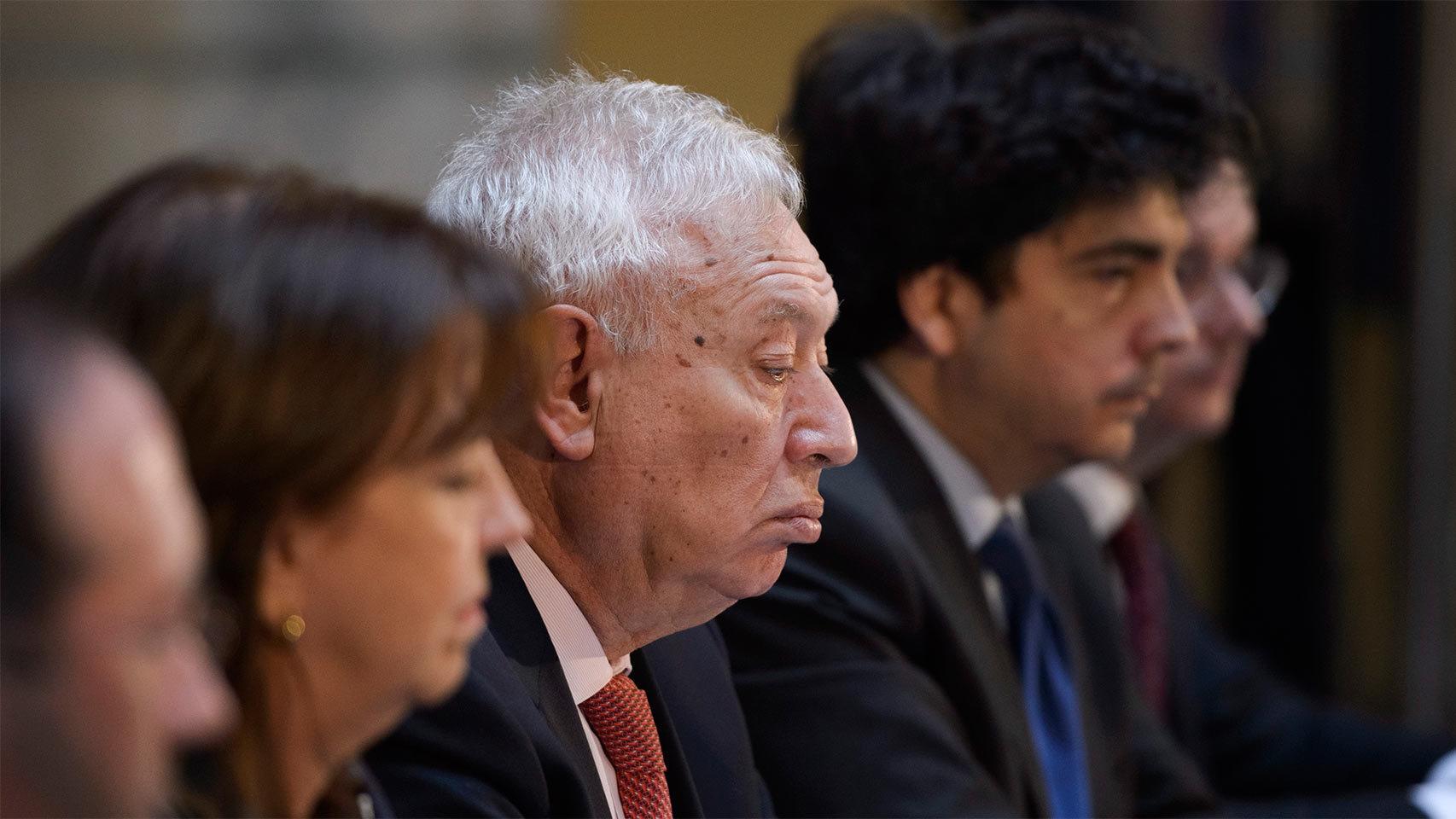 Margallo, durante la presentación de la exposición.