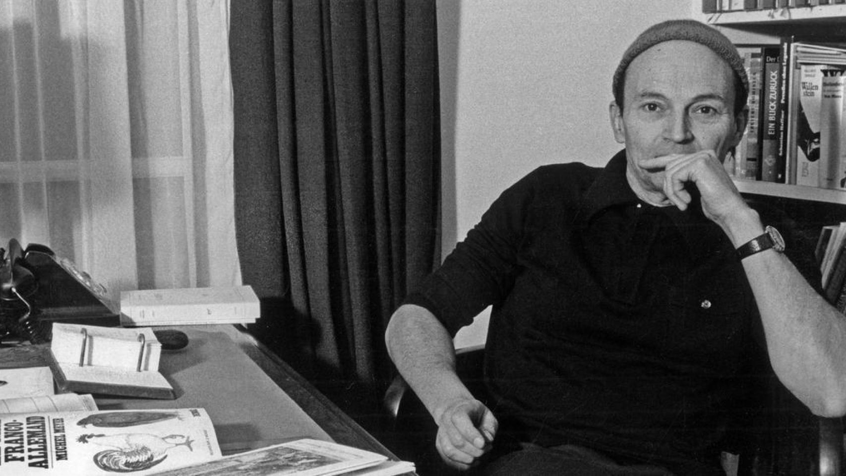 El escritor Michel Tournier