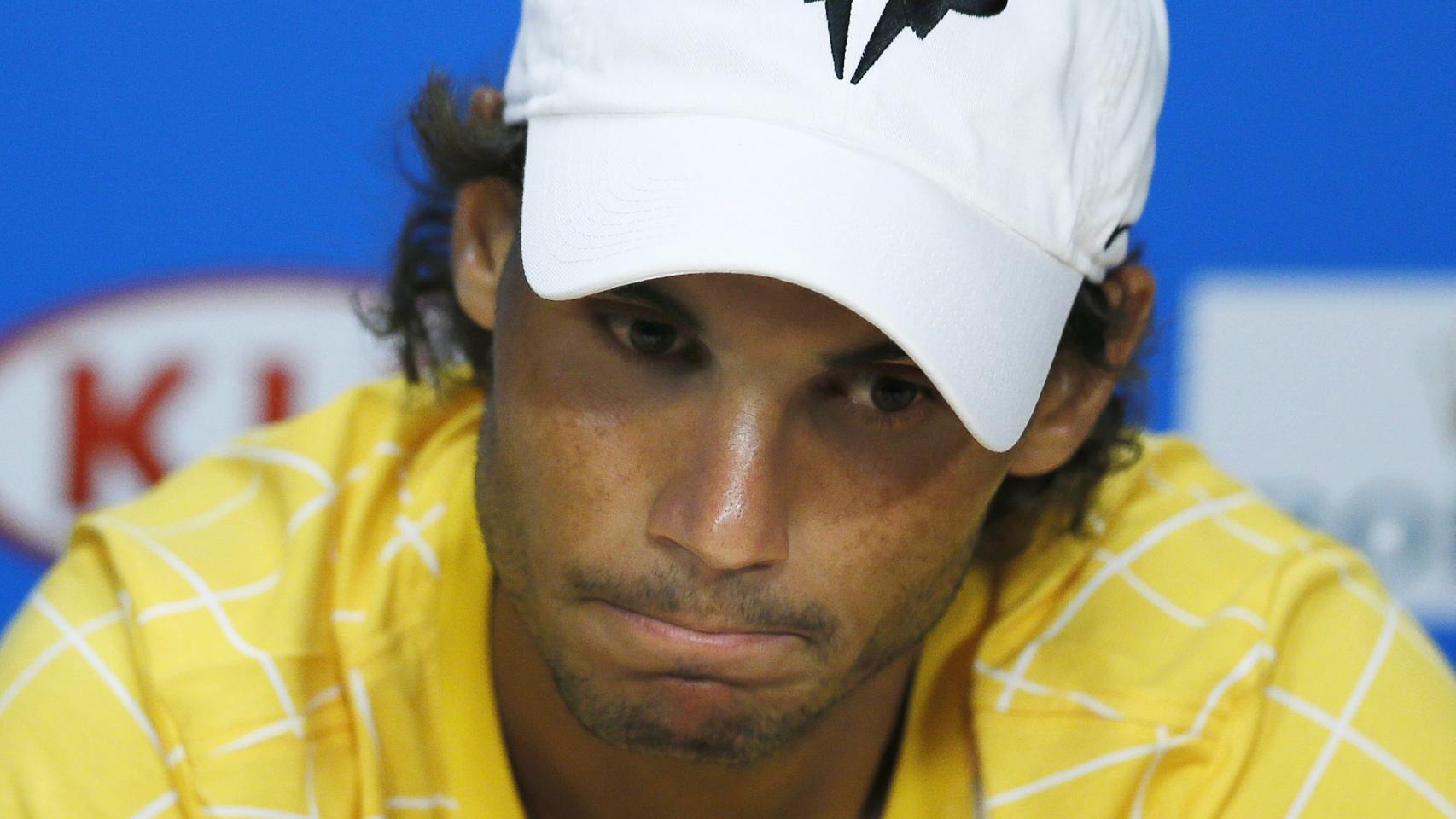 Nadal, tras su derrota ante Verdasco.
