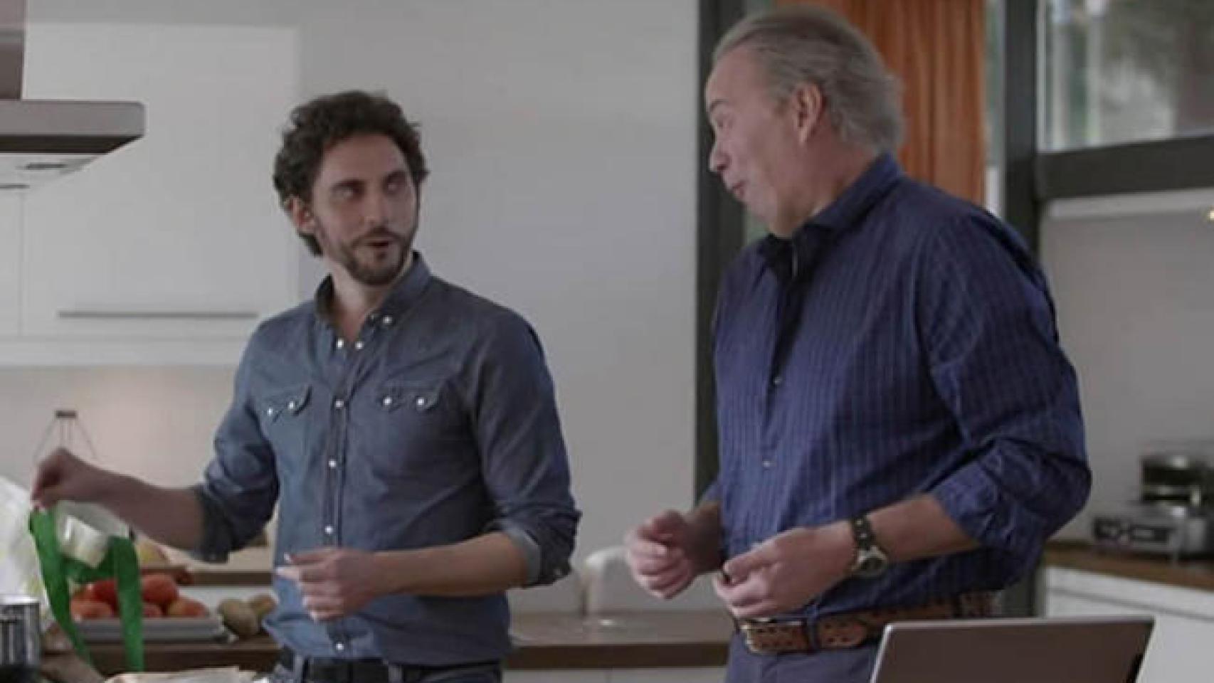 Paco León durante su entrevista con Bertín Osborne