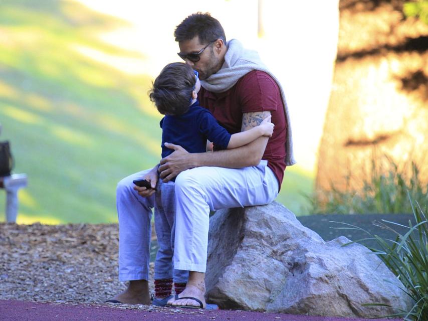 Ricky Martin presentó a sus gemelos en 2008