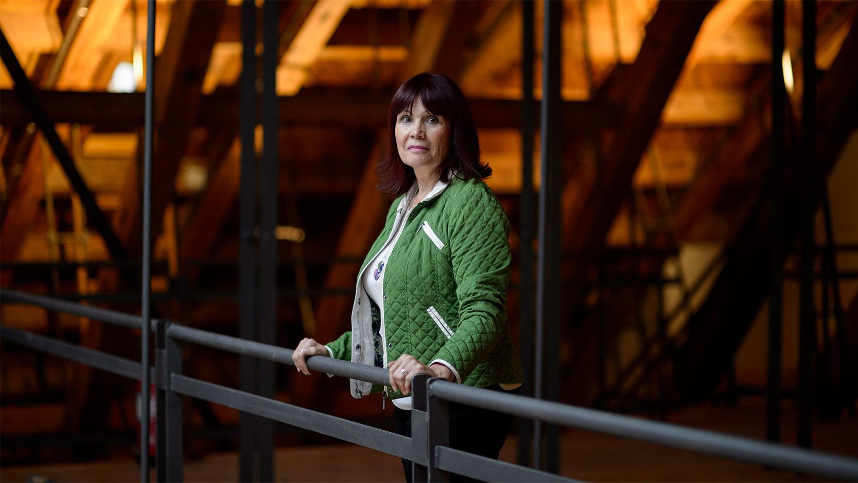 Micaela Navarro, en la sede del Congreso de los Diputados