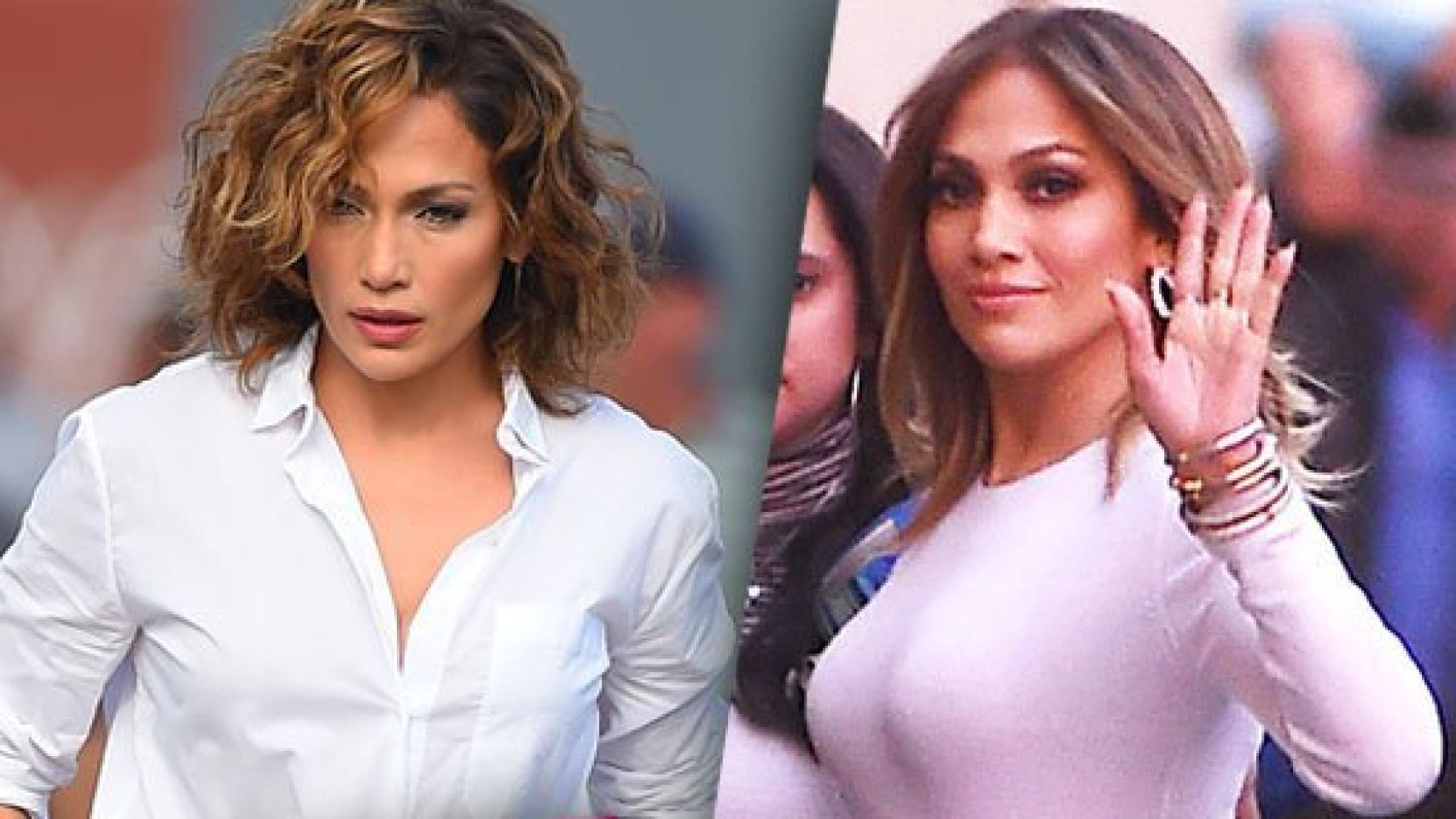 Jennifer López antes y después de operarse