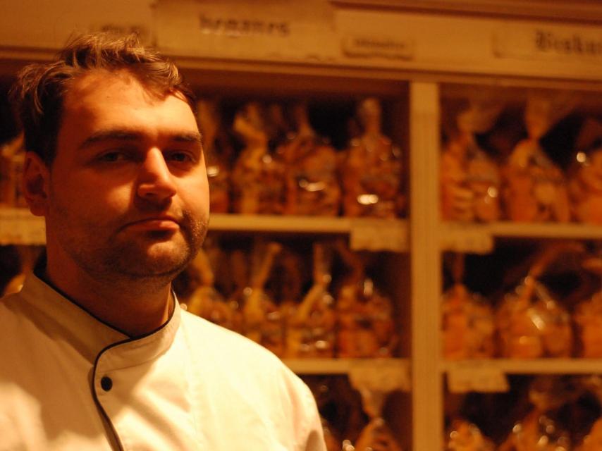 Georg en las galletas.