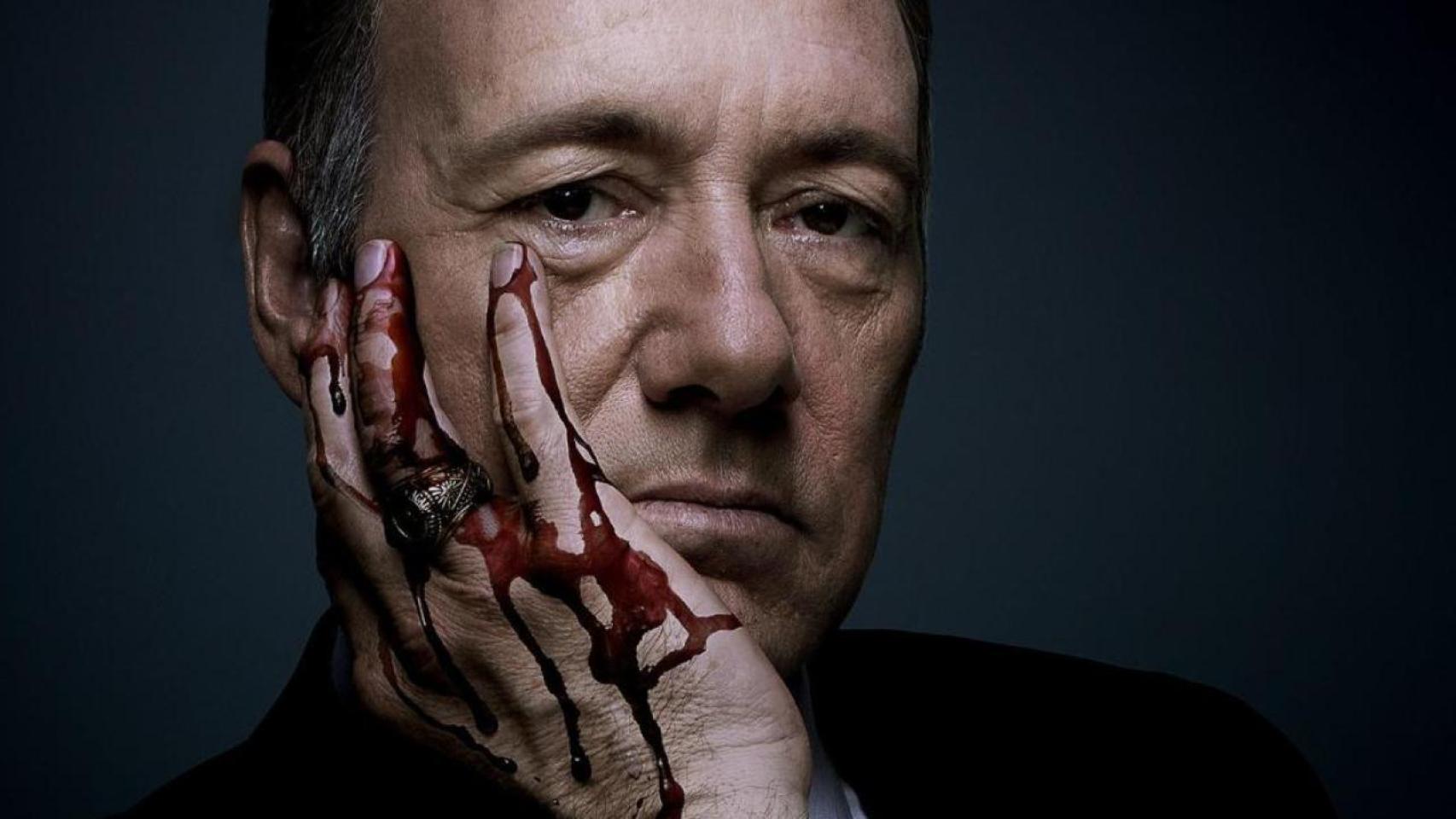 El protagonista de House of Cards, Frank Underwood.