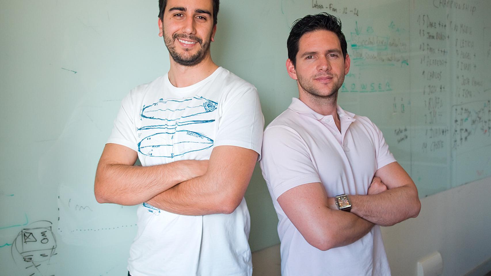 Javier Burón y Alfredo Artiles, cofundadores de Socialbro.