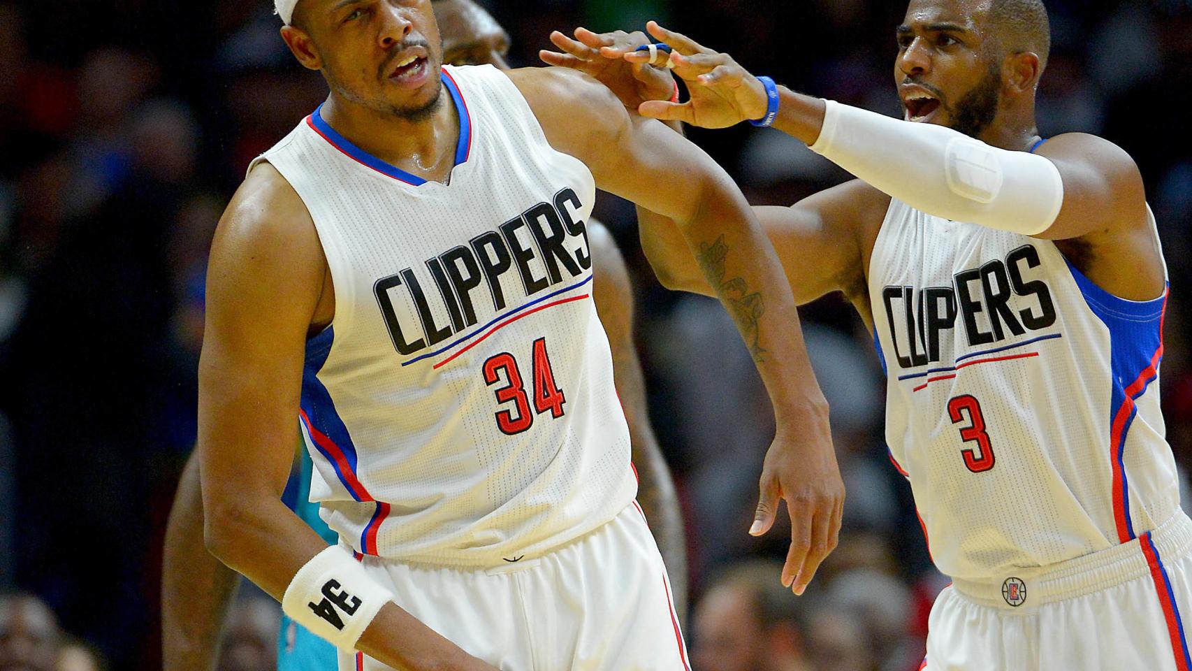 Paul Pierce con Chris Paul
