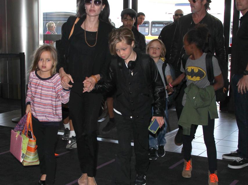 El matrimonio de actores y sus seis hijos