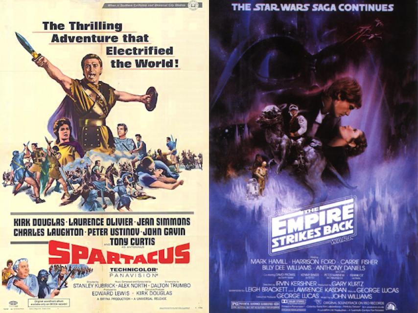 Dos de las películas analizadas en el estudio psicológico.