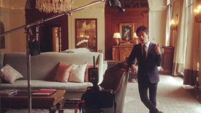 El artista subió esta fotografía en el St. Regis de Washington DC a su Instagram