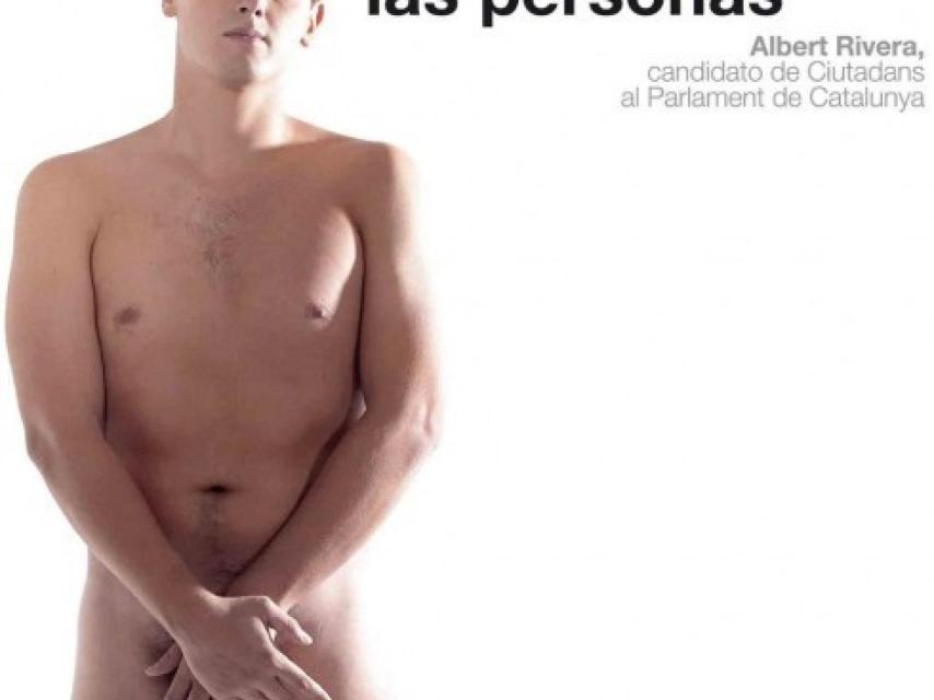 Albert Rivera ha mejorado mucho desde que posó desnudo para el cartel promocional