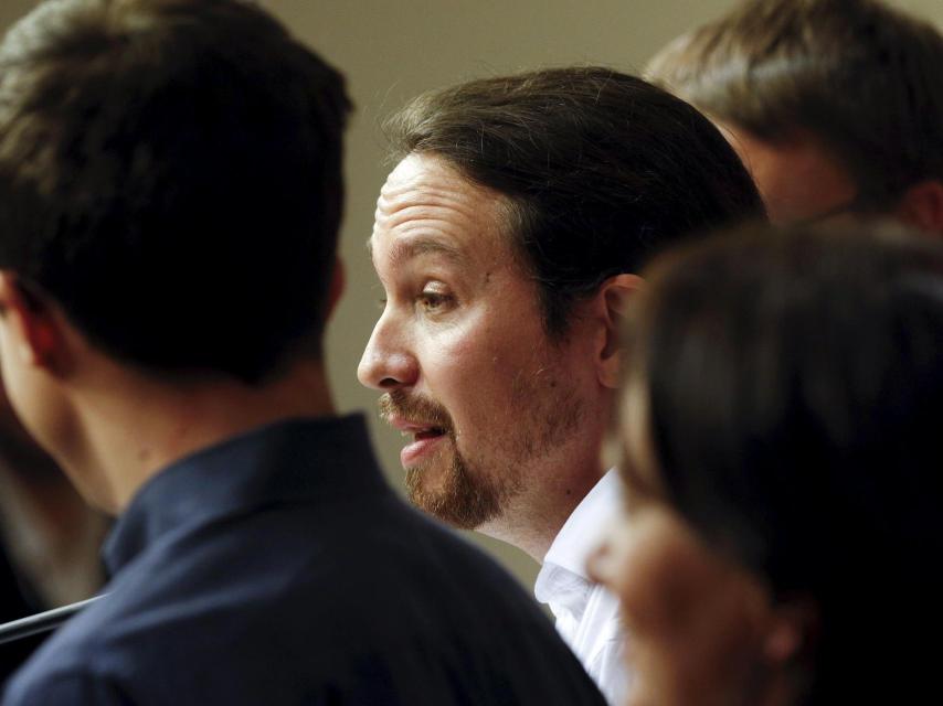 El líder de Podemos Pablo Iglesias/Sergio Perez/Reuters