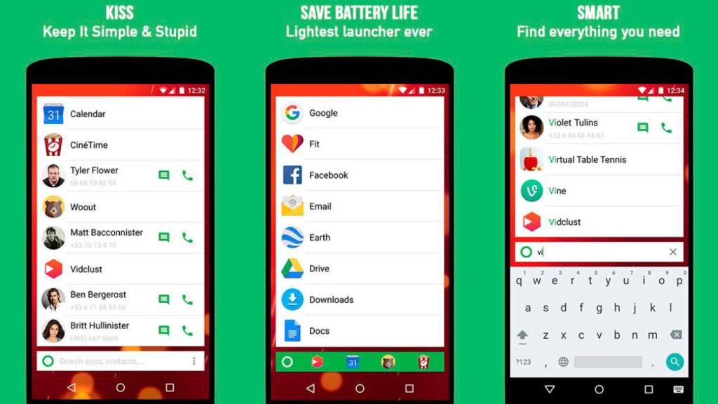 KISS, el launcher más rápido y sencillo que encontrarás