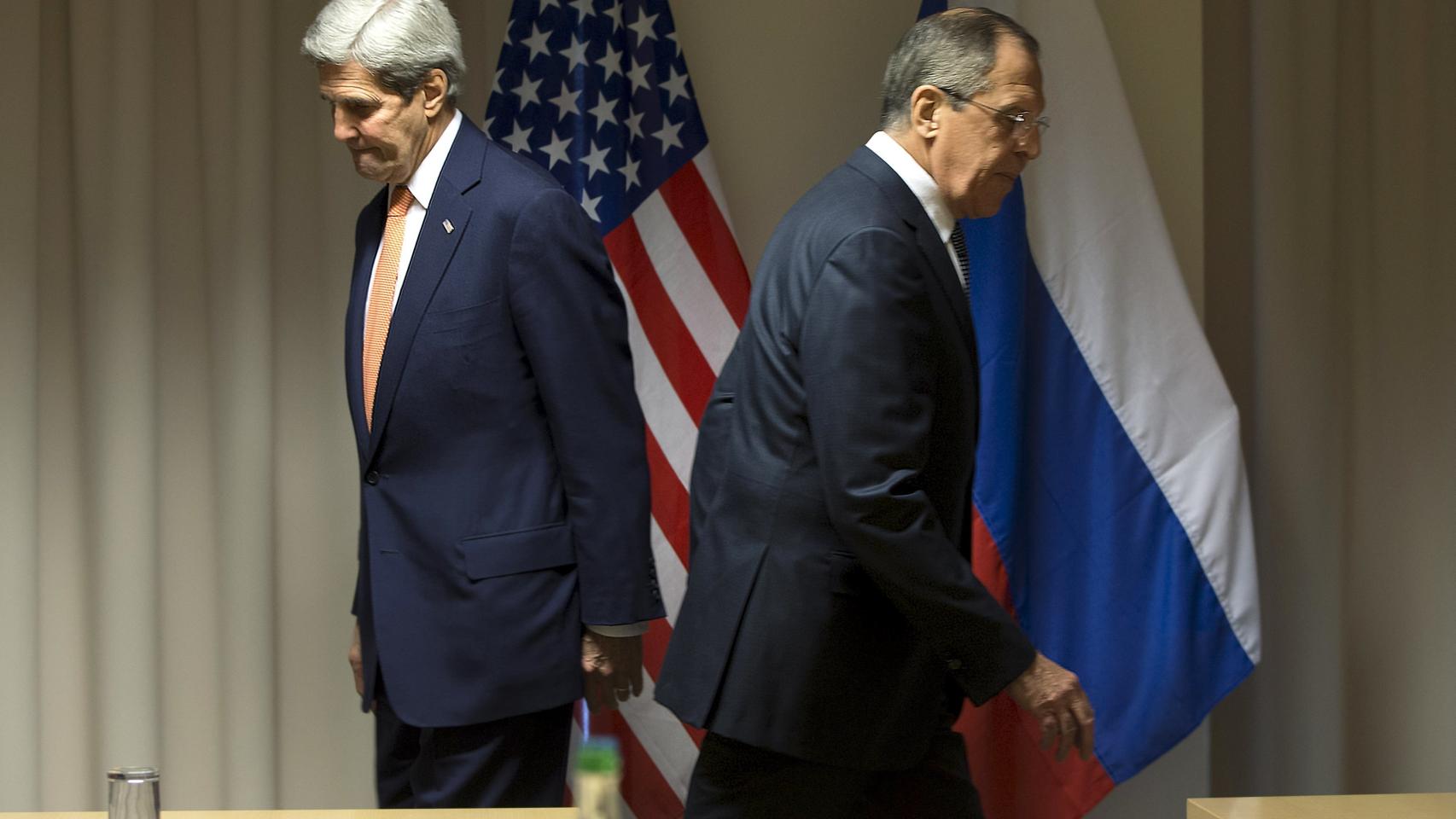 John Kerry (EEUU) y Sergei Lavrov (Rusia) son los principales mediadores.