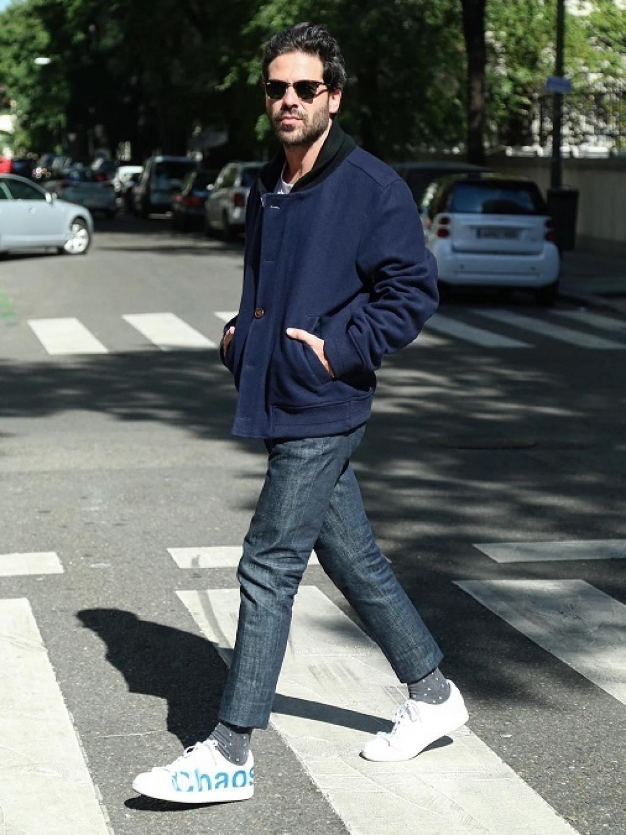 El blogger Miguel Carriazo con calcetines Jimmy Lion