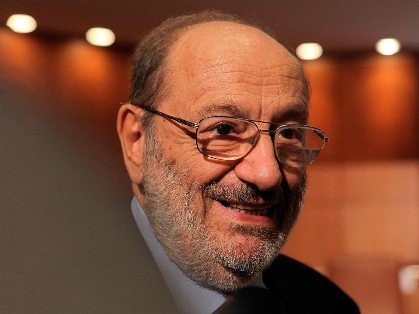 El escritor Umberto Eco