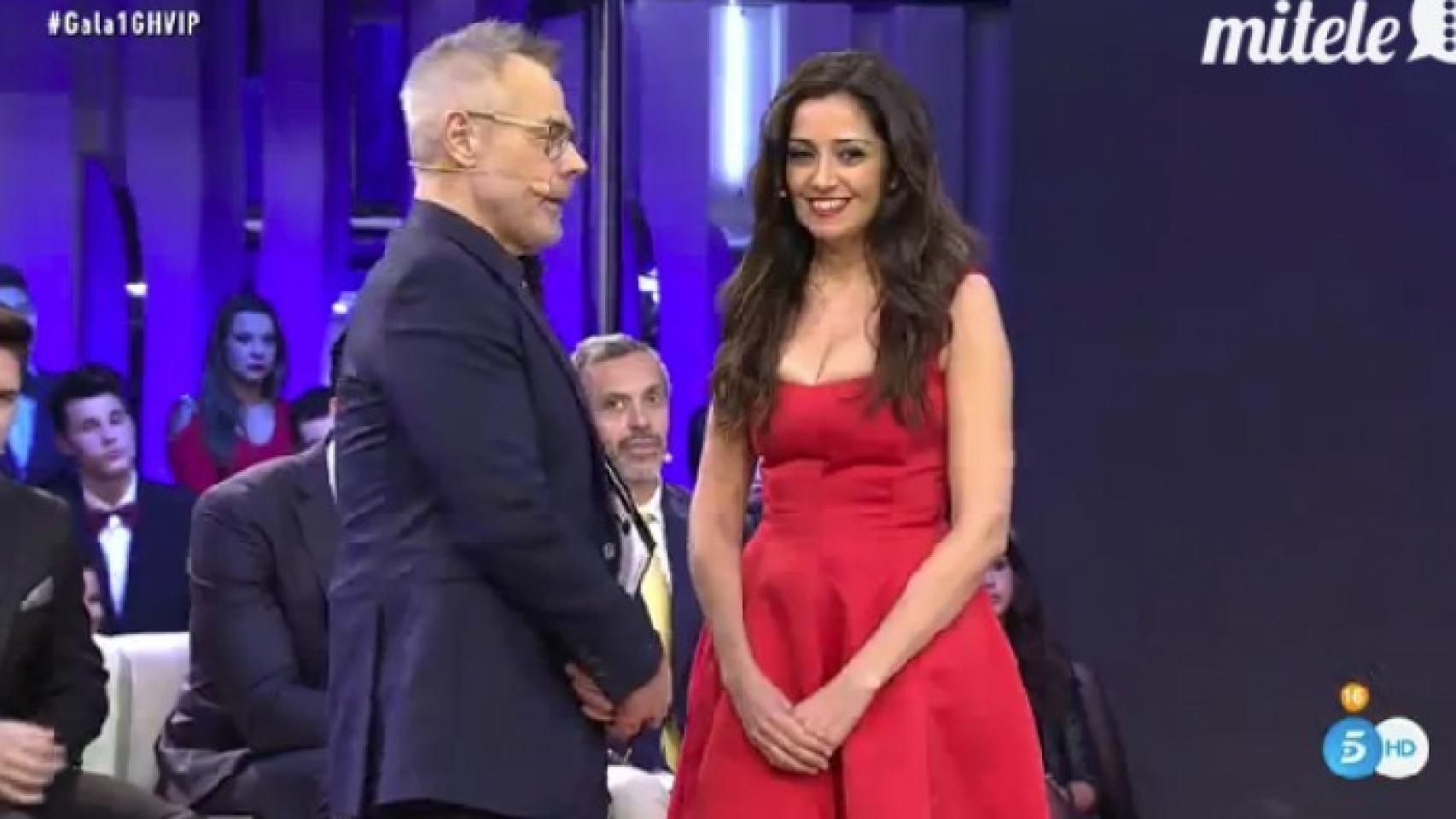 Carmen López durante la gala de GH VIP