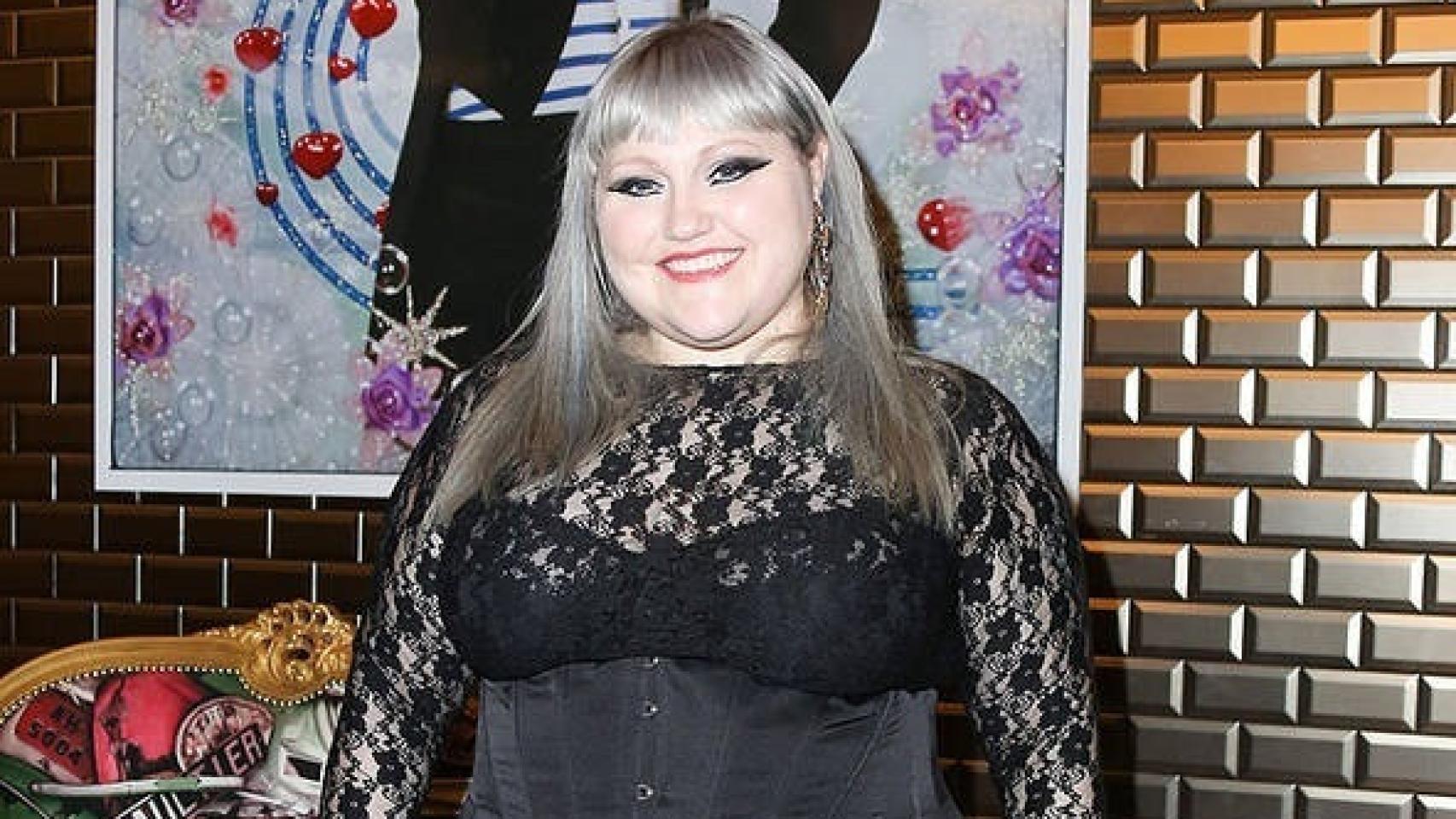 Beth Ditto, cantante de The Gossip en el desfile de Gaultier