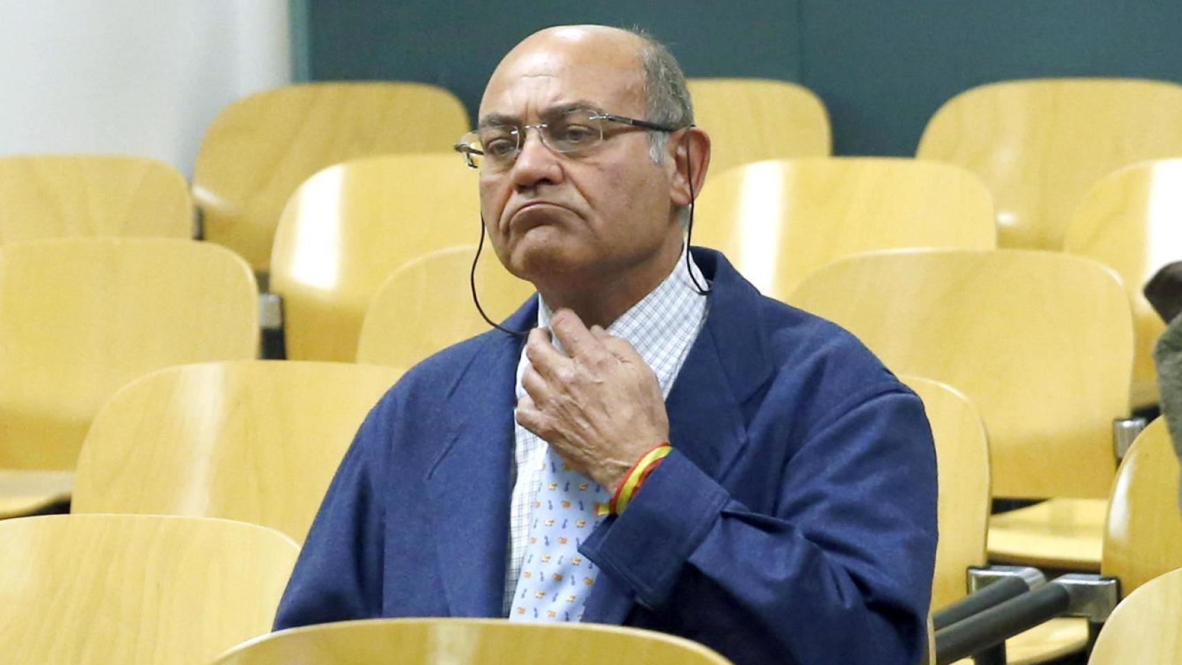 Díaz Ferrán durante un juicio.