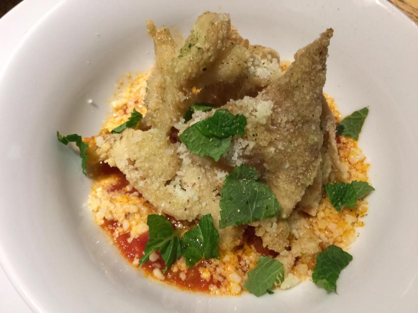 La tripa a la romana.