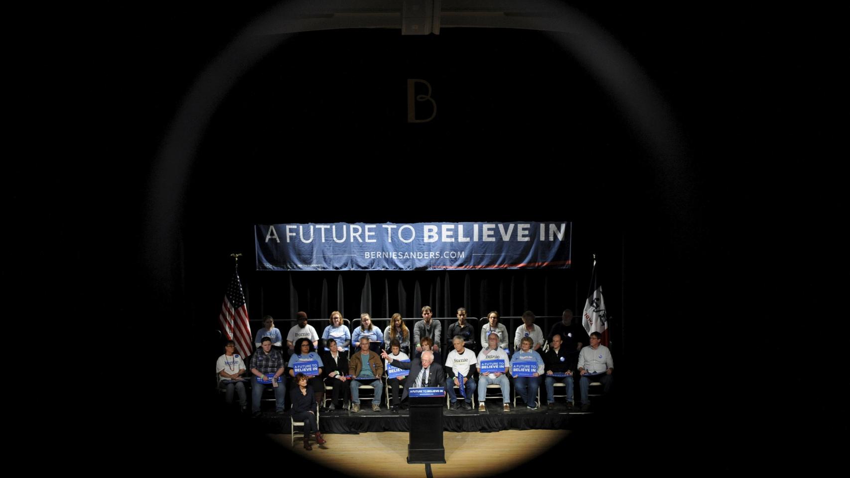 El candidato a la nominación demócrata Bernie Sanders.