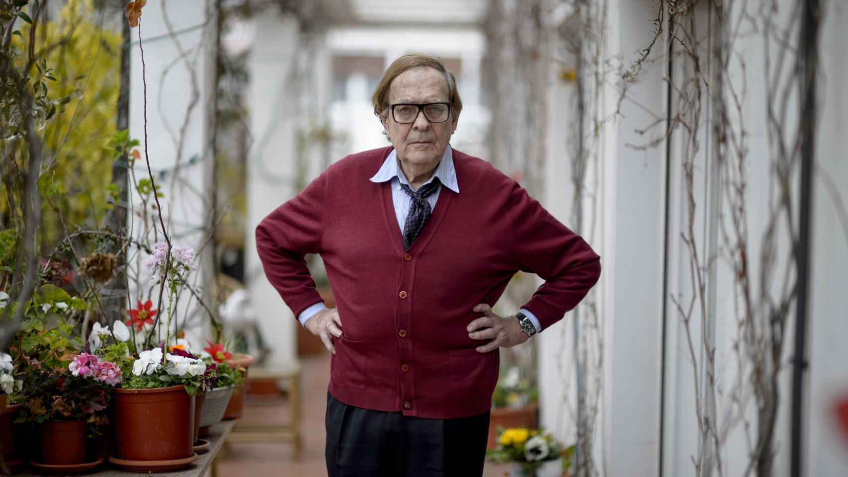 Ramón Tamames, en una foto de otra entrevista con EL ESPAÑOL.