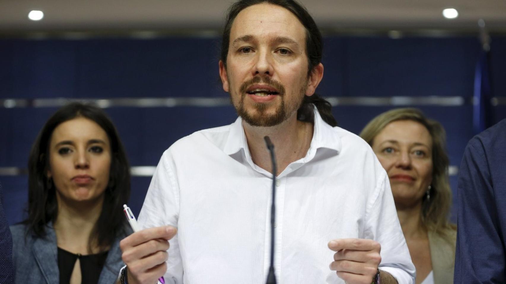 Pablo Iglesias, en el Congreso.