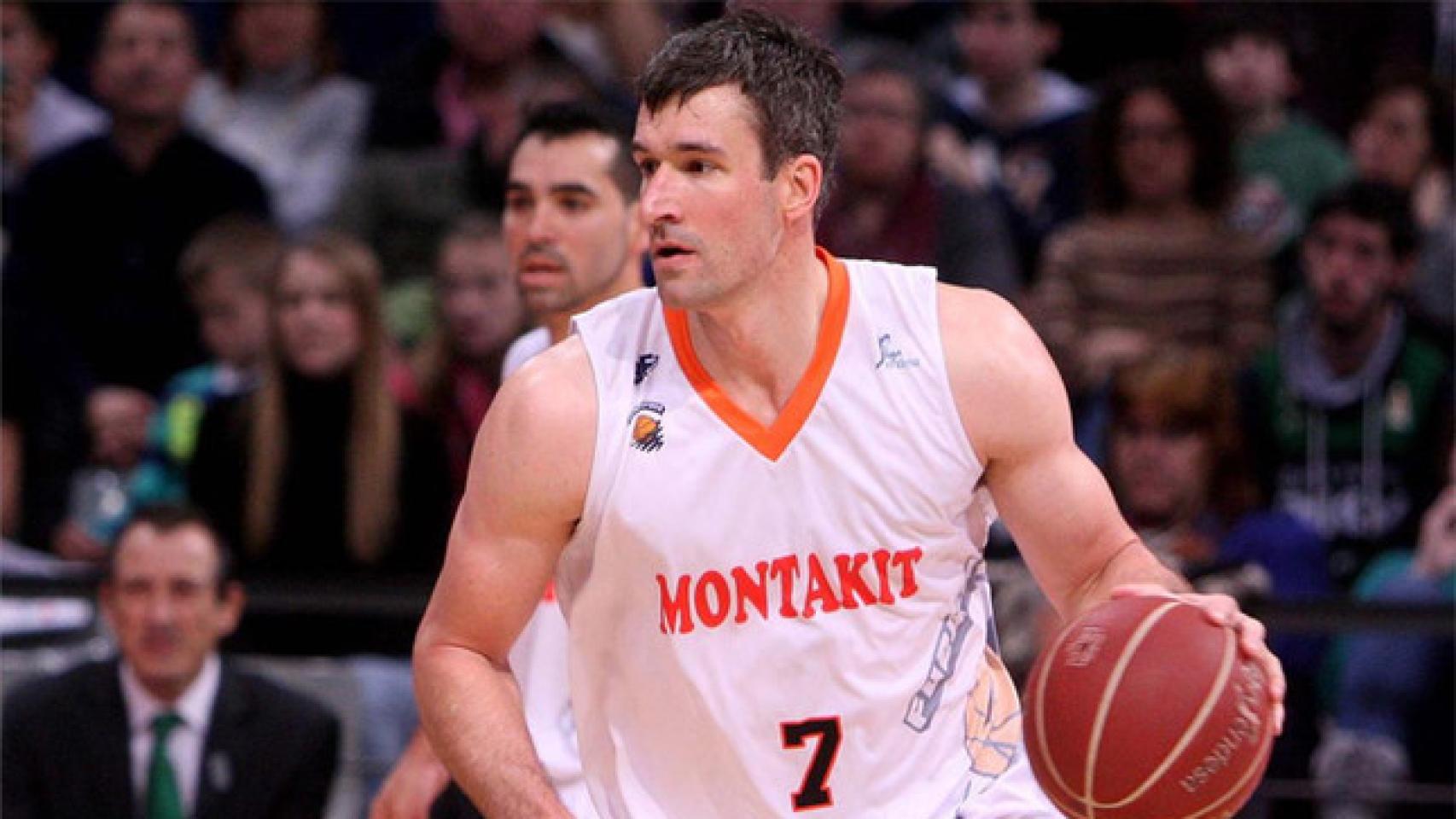 Andy Panko, durante un encuentro con el Fuenlabrada.