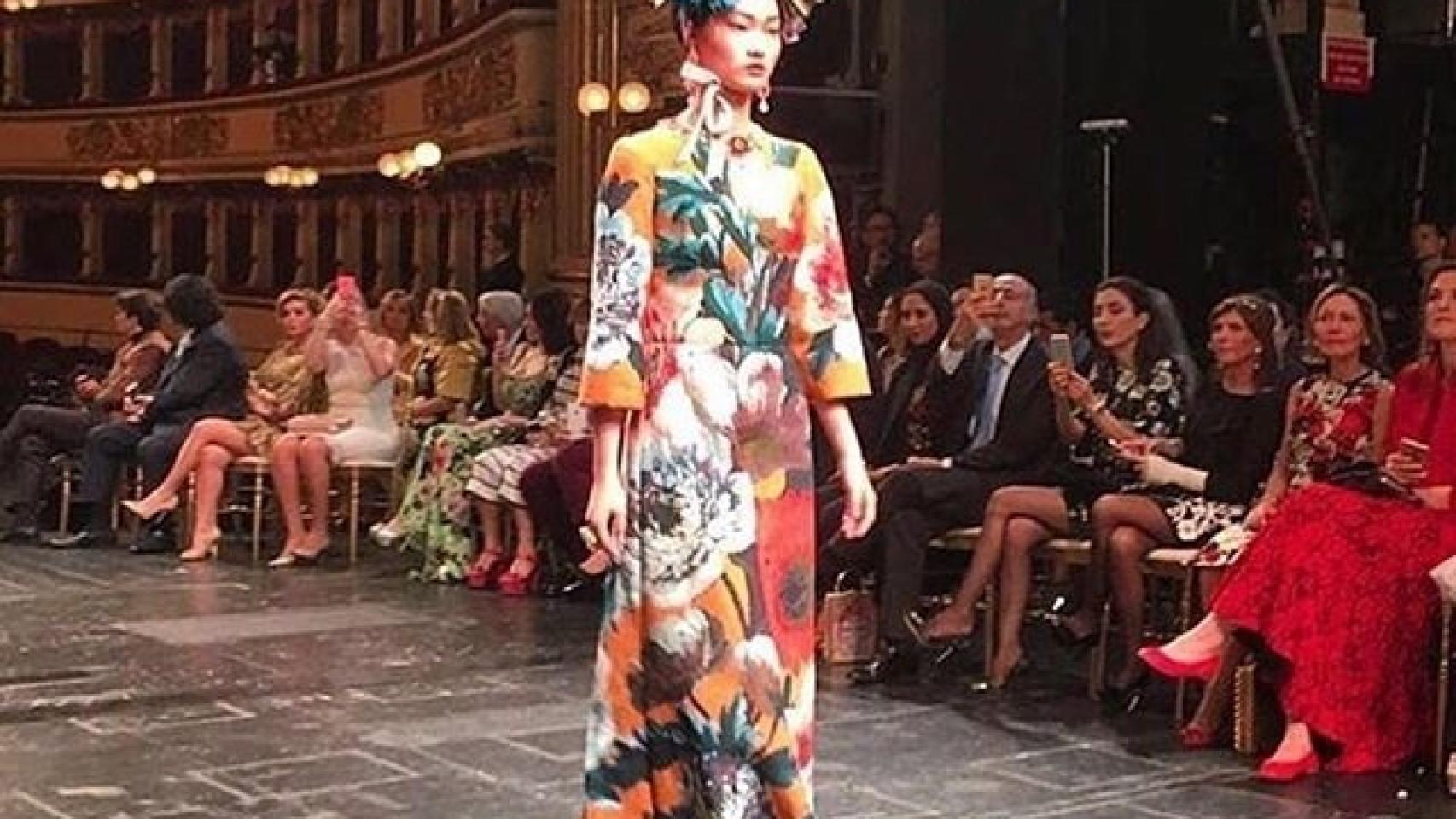 Desfile de Alta Costura Dolce & Gabbana en la Scala de Milán